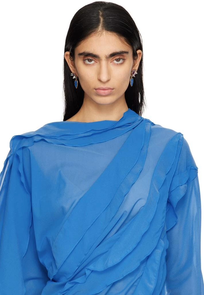 CHOPOVA LOWENA Silver Lovers Drop Earrings 3