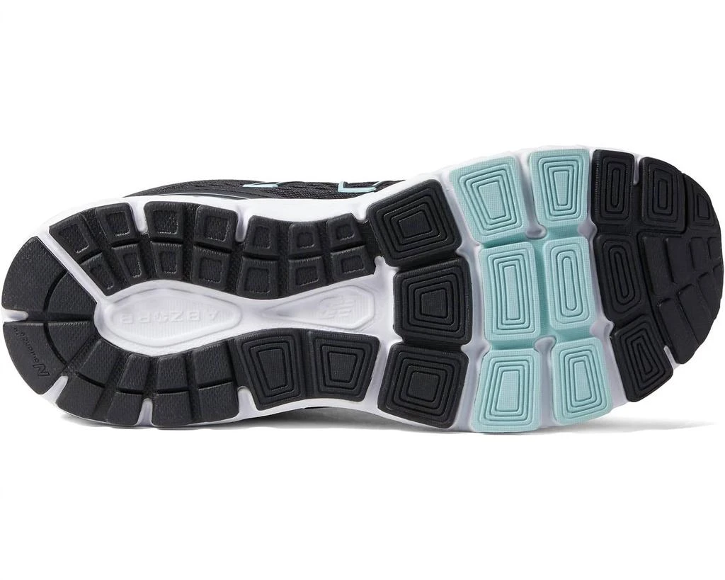 New Balance Women's 840V5 Athletic Shoe Wide Width In Black/storm Blue 4