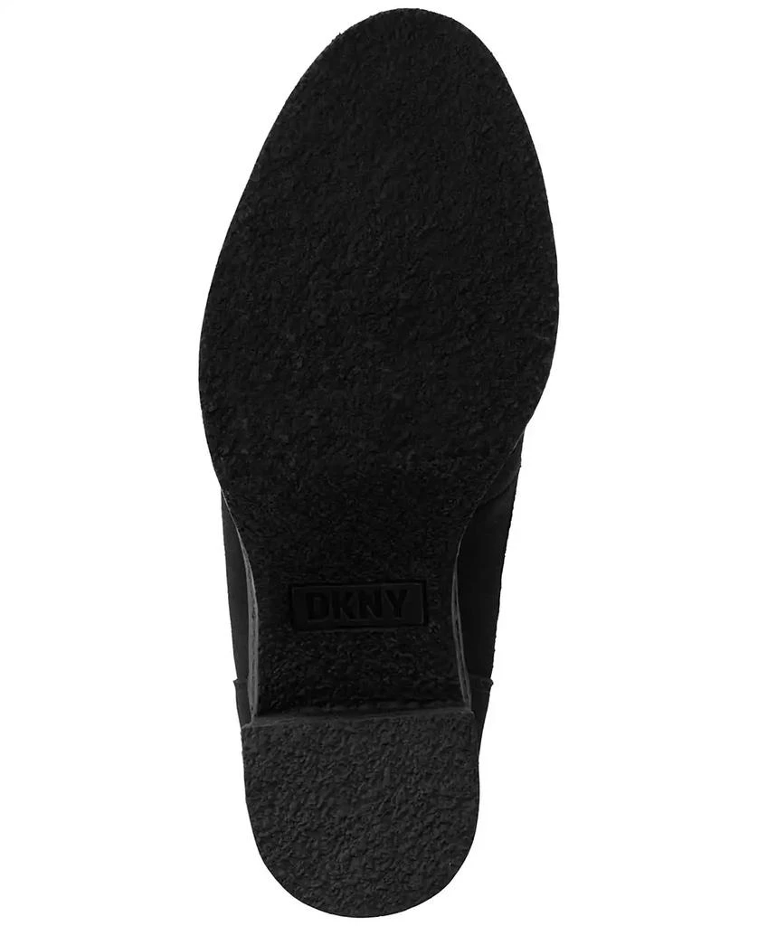 DKNY Women's Toia Lace-Up Zip Block Heel Booties 5