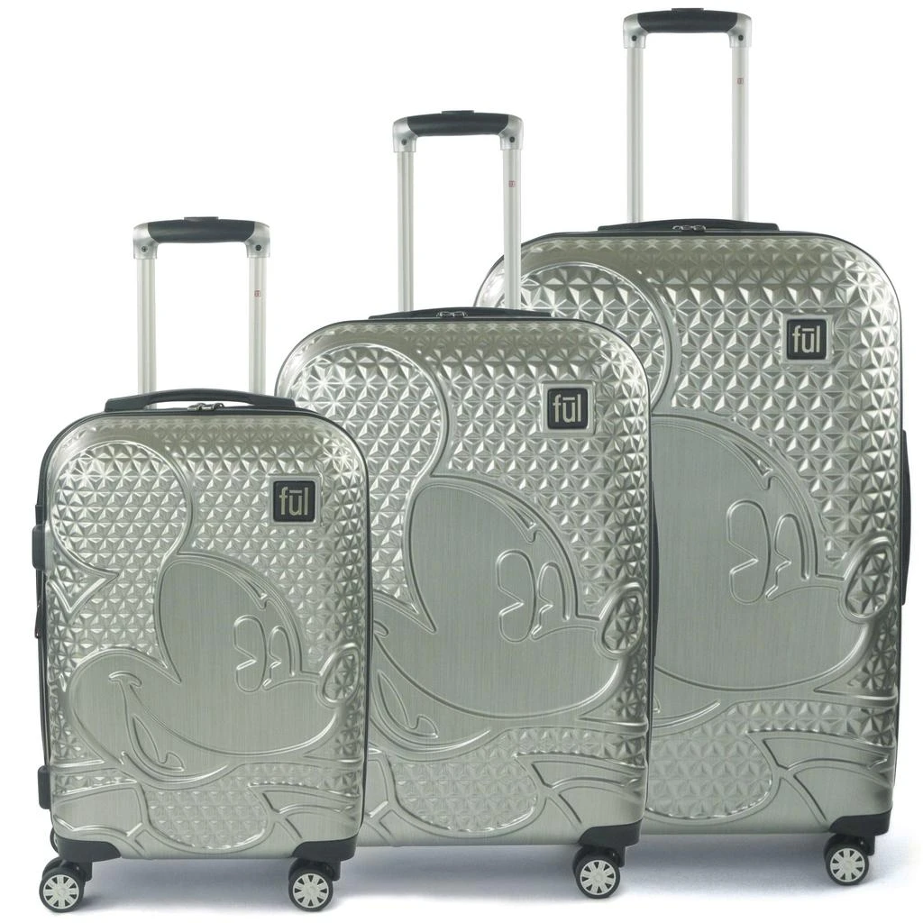 Ful Disney Mickey Mouse Hard Rolling Suitcases 3 Piece Set 7