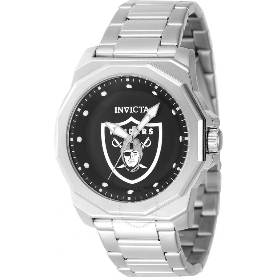 Invicta Nfl Las Vegas Raiders Quartz Black Dial Men's Watch 47922 1