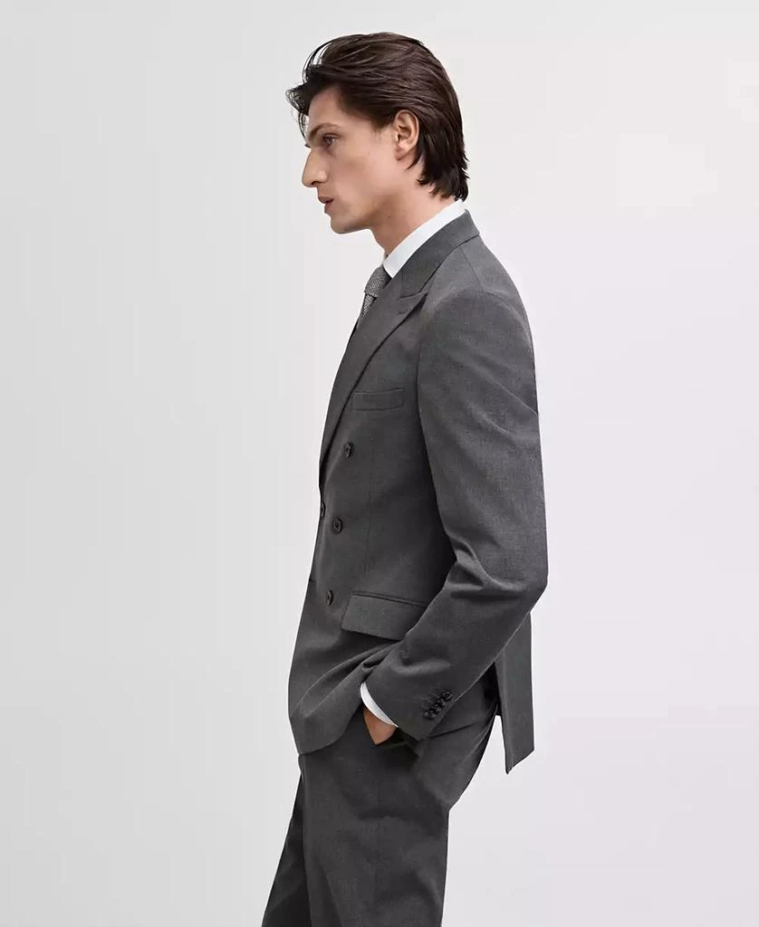 Mango Men's Slim-Fit Double Breasted Blazer 2