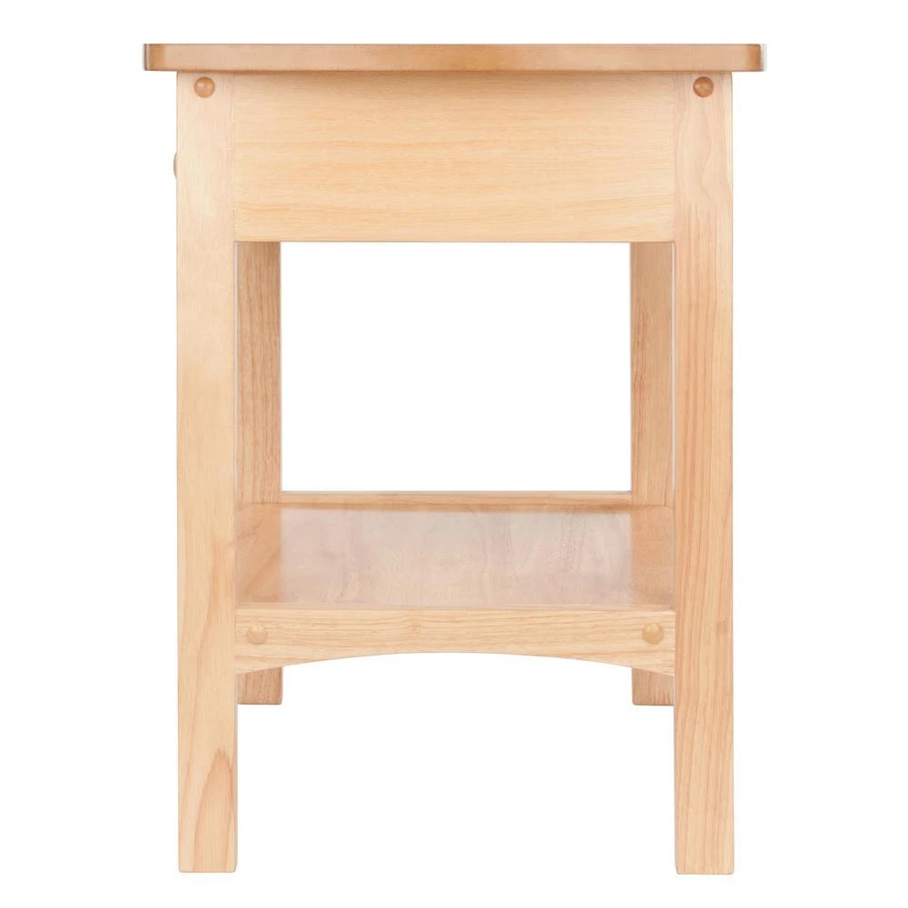 Winsome Wood Claire Accent Table Natural Finish 4