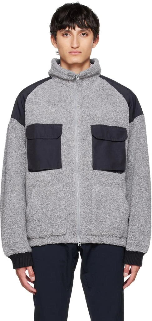 Nanamica Gray Paneled Jacket 1