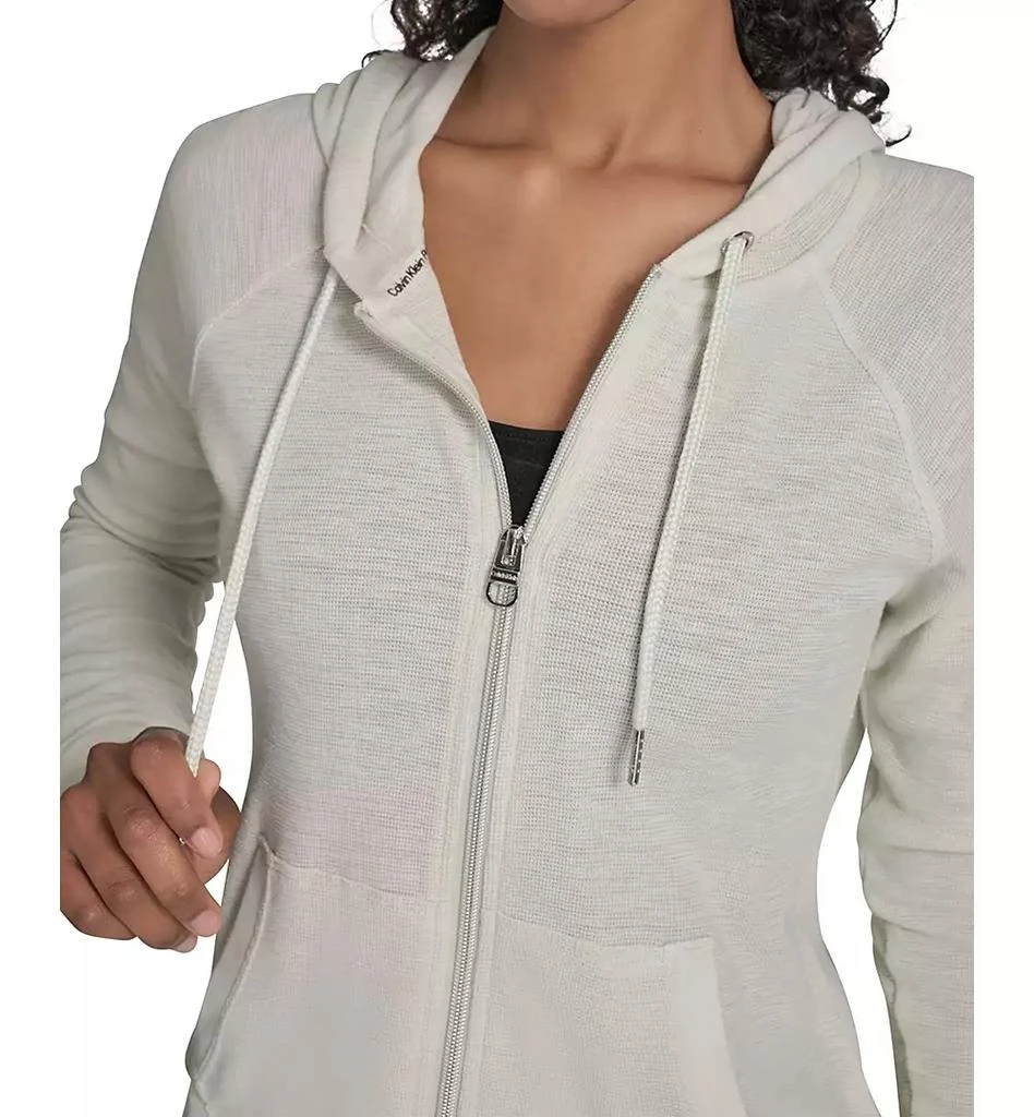 Calvin Klein Ruched-Sleeve Zip Hoodie 9