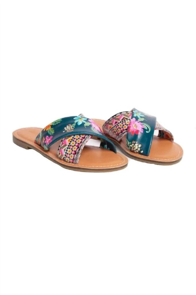 Johnny Was Women's Sonoma Cross Sandal In Multi 1