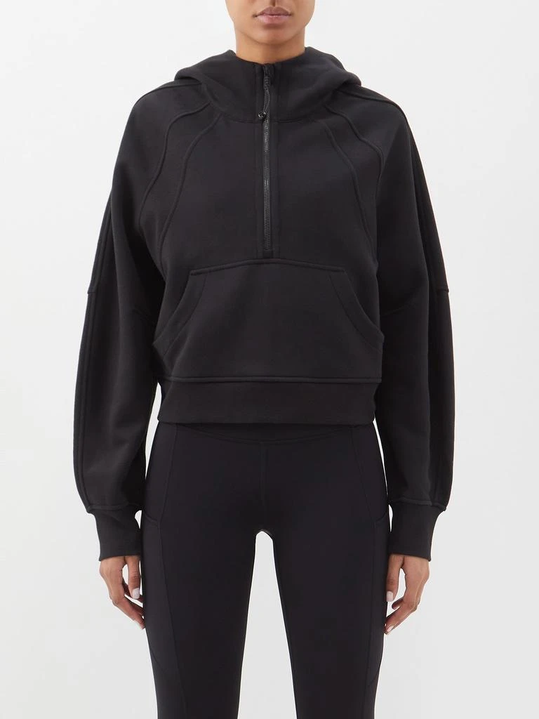 lululemon Scuba cotton-blend jersey hoodie 1