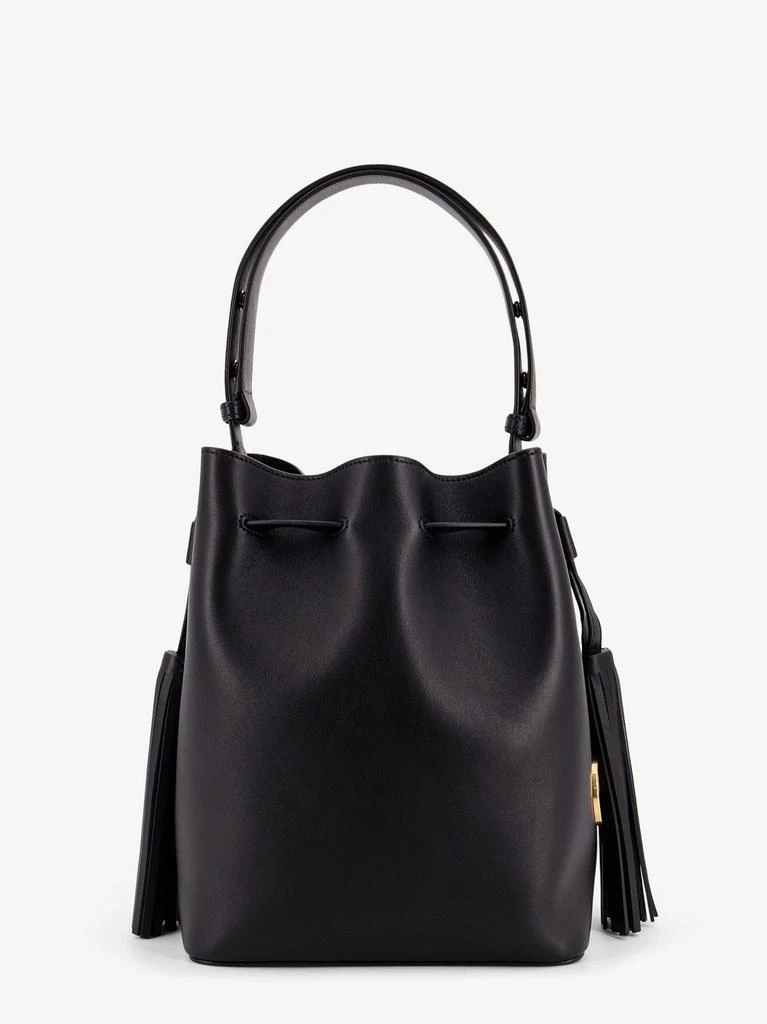 Valentino So Seau leather bucket bag with meatl Vlogo 1