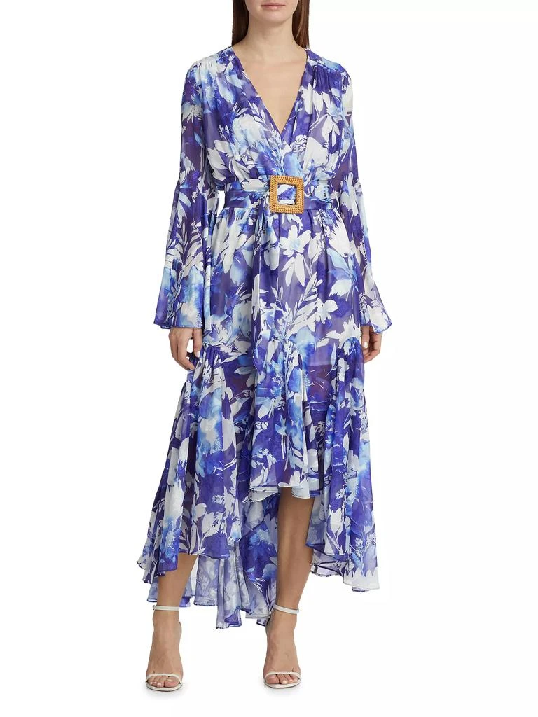 Elliatt Mendes Floral Geogrette Maxi Dress 3