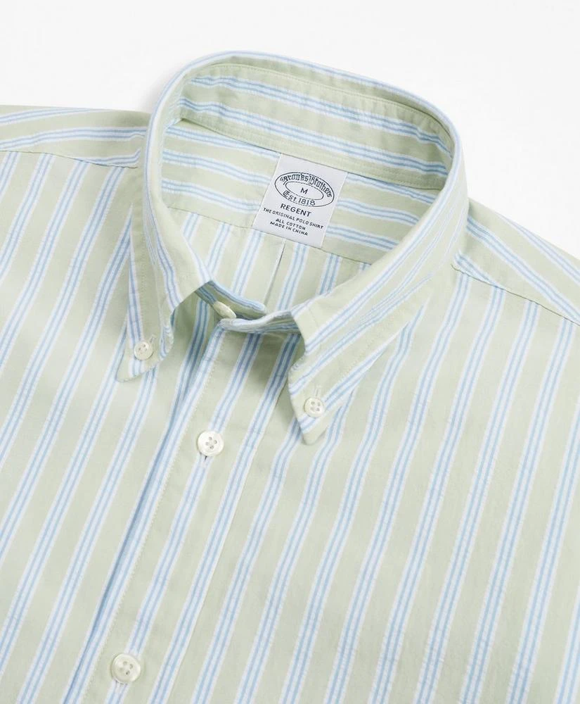 Brooks Brothers Regent Regular-Fit Sport Shirt, BB#1 Stripe Seersucker 2