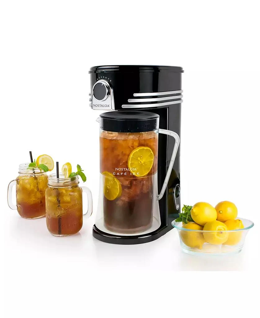 Nostalgia Café Ice 3 Quart Iced Coffee And Tea Brewing System with Plastic Pitcher 2
