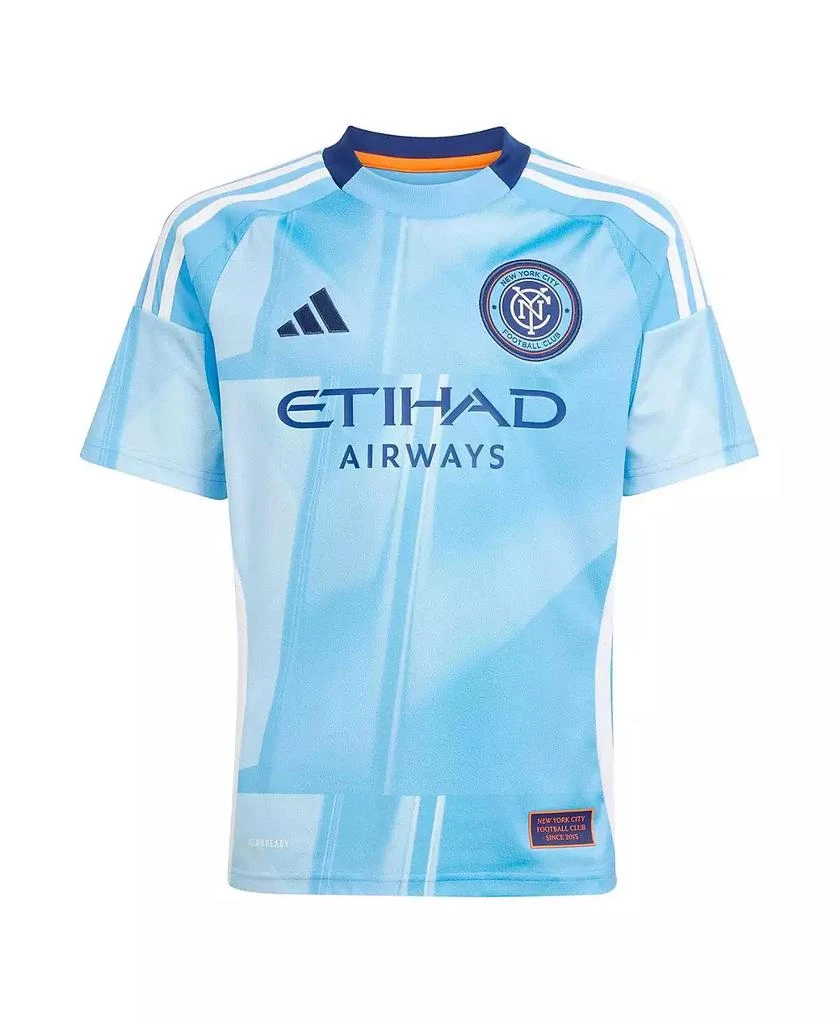 Adidas Big Boys and Girls Maximiliano Moralez Light Blue New York City FC 2025 the Excelsior Kit Replica Player Jersey 2