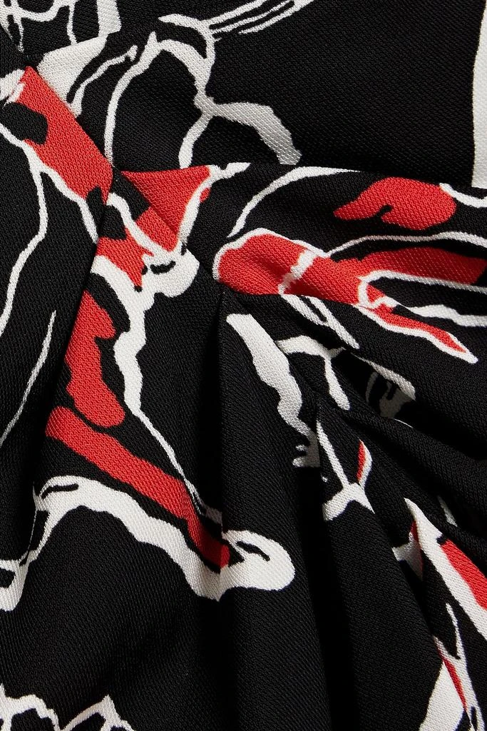 Diane von Furstenberg Hades printed mesh and jersey midi dress 4