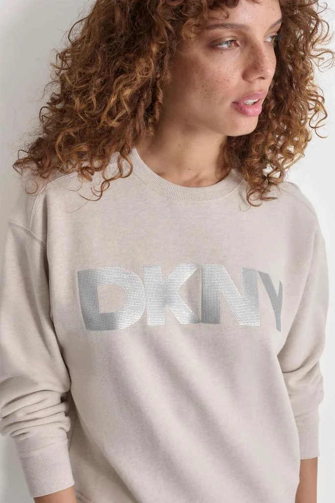 DKNY SEQUIN LOGO SWEATSHIRT 4