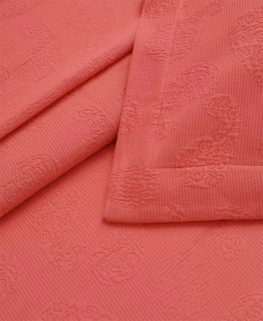 Superior 100% Cotton Paisley Matelasse All-Season 2-Piece Coverlet Set 5