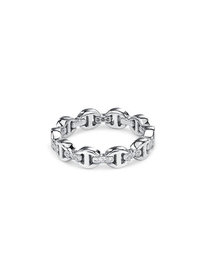 Hoorsenbuhs 18K White Gold Heritage Diamond Micro Dame III Ring