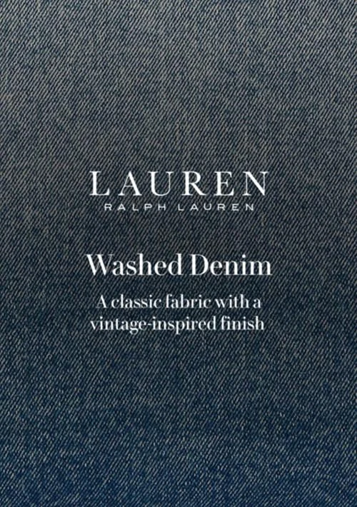 Ralph Lauren Ralph Lauren Leather Trim Denim Medium Devyn Tote Bag 2