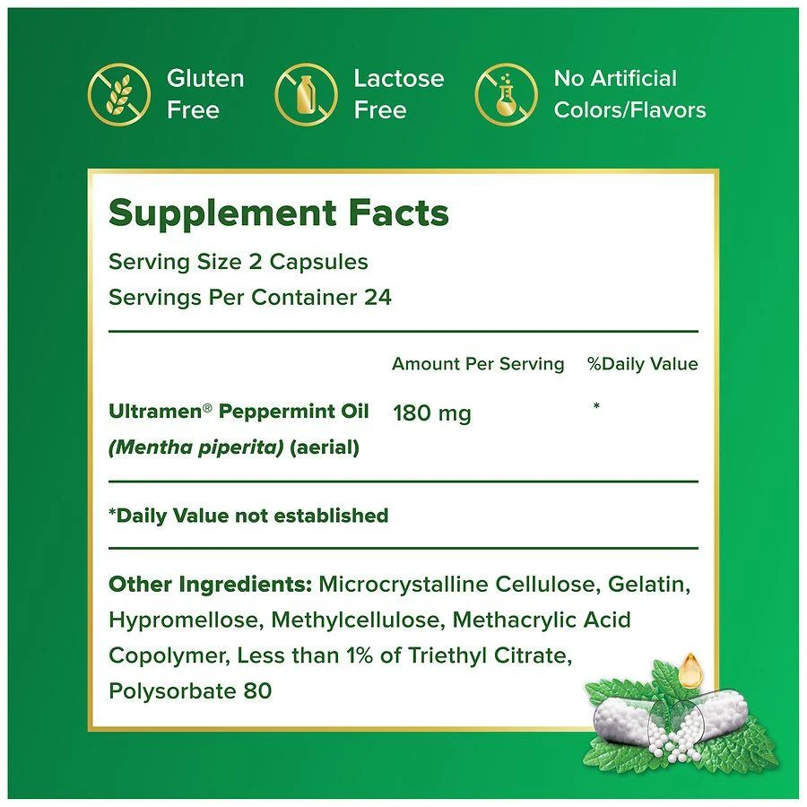 Ibgard Gut Health Supplement, Peppermint Oil Capsule for Abdominal Comfort 5