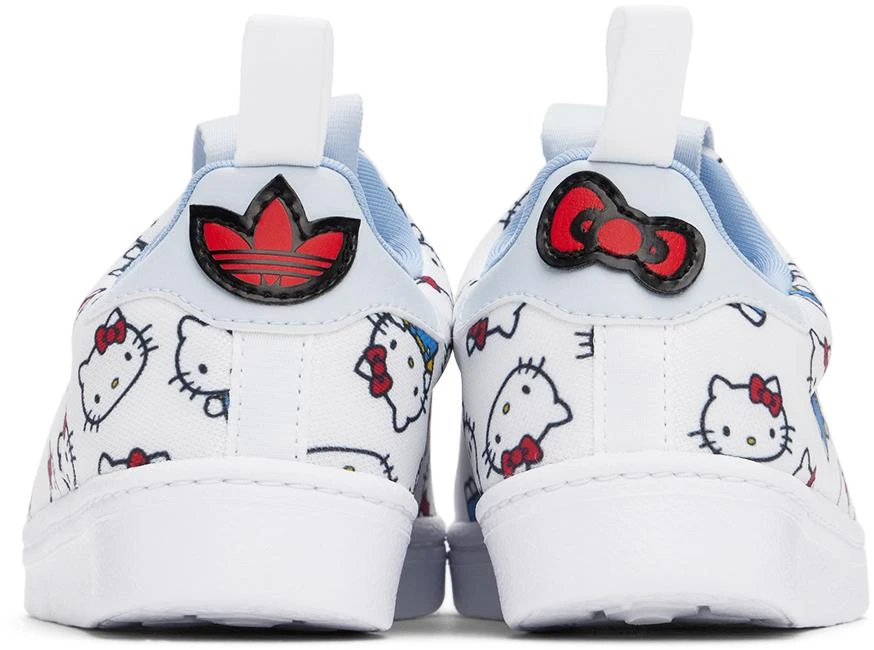 Adidas Little Kids White Superstar 360 Hello Kitty Sneakers 2