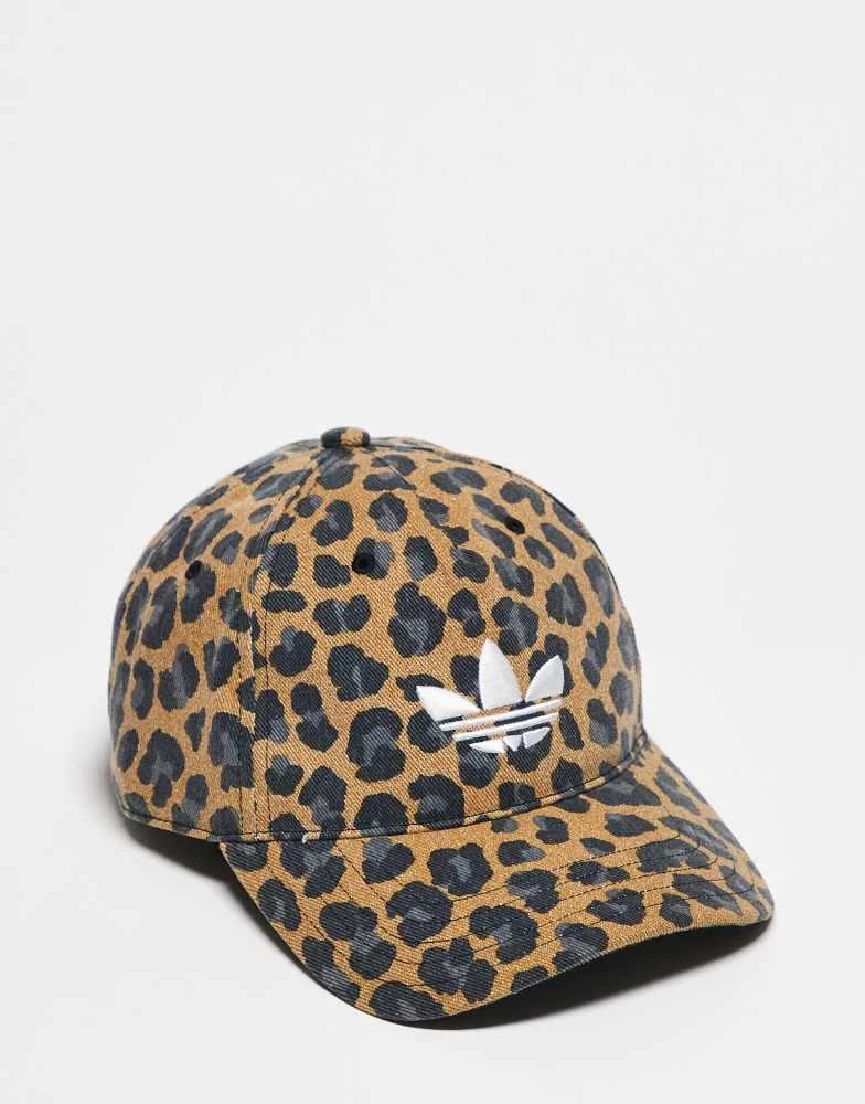 Adidas adidas Originals baseball cap in leopard print 1