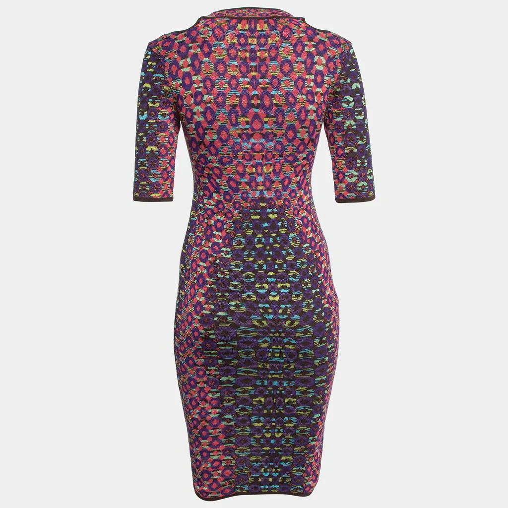 M Missoni Multicolor Patterned Knit Midi Dress S – On Sale Now