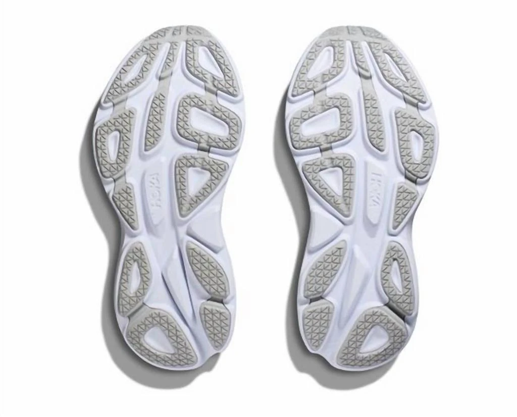 Hoka One One Women's Bondi 8 Running Shoes In Harbor Mist/lunar Rock 4