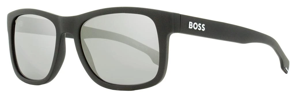 Hugo Boss Boss Men's Rectangular Sunglasses B1568S 003T4 Matte Black 55mm 1