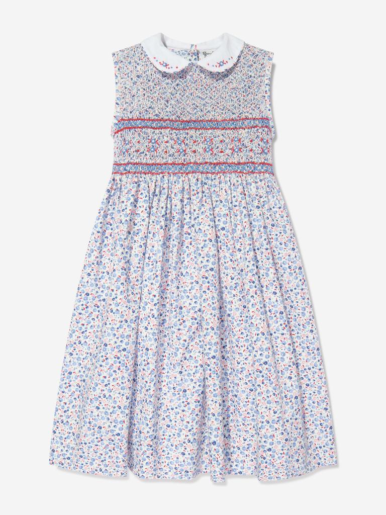 Sarah Louise Sarah Louise Girls Floral Sleeveless Dress in Multicolour