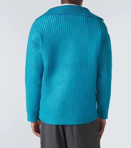 Valentino Ribbed-knit silk-blend sweater 4