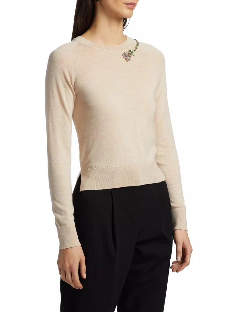 Simone Rocha Floral Embellished Sweater 4