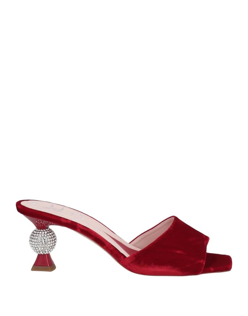 【送料 関税込】ROGER VIVIER Love 45 leather mules Love 45 leather mules in silver - Roger Vivier | Mytheresa