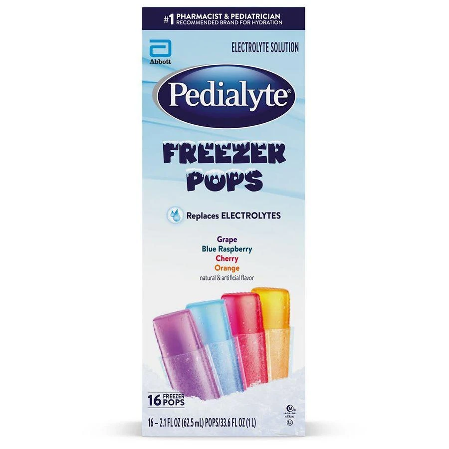 Pedialyte Electrolyte Solution Freezer Pops Variety Pack 1