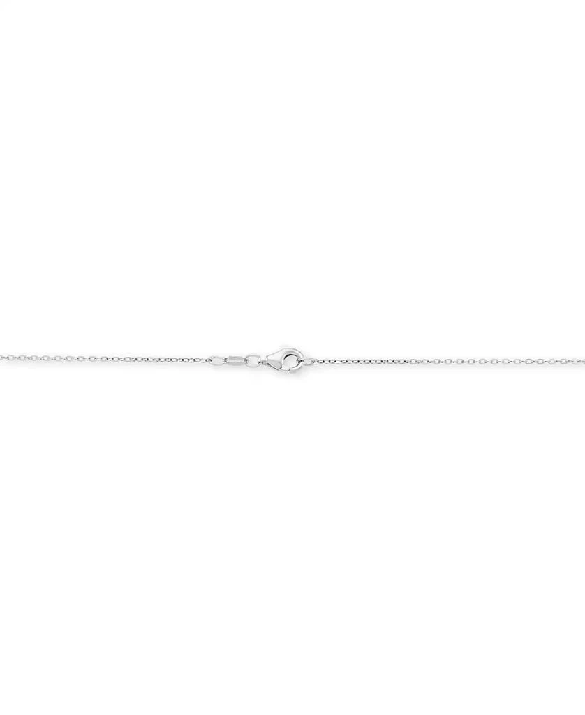 Arabella Cubic Zirconia Double Halo 18" Pendant Necklace in Sterling Silver 3