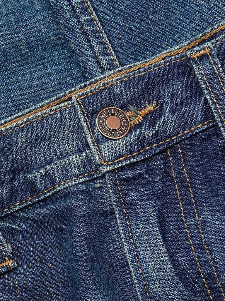 Nili Lotan Mitchell High-Rise Straight-Leg Jeans 7