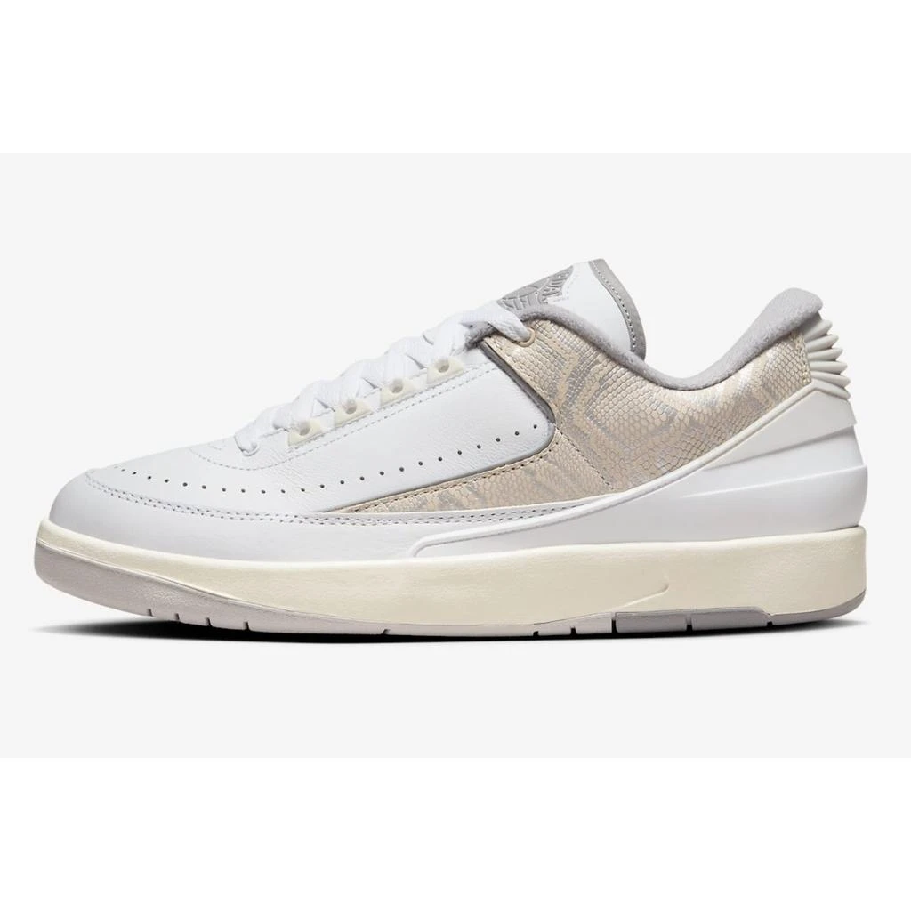 NIKE Air Jordan 2 Retro Low White/Cement Grey-Sanddrift  DV9956-100 Men's 1