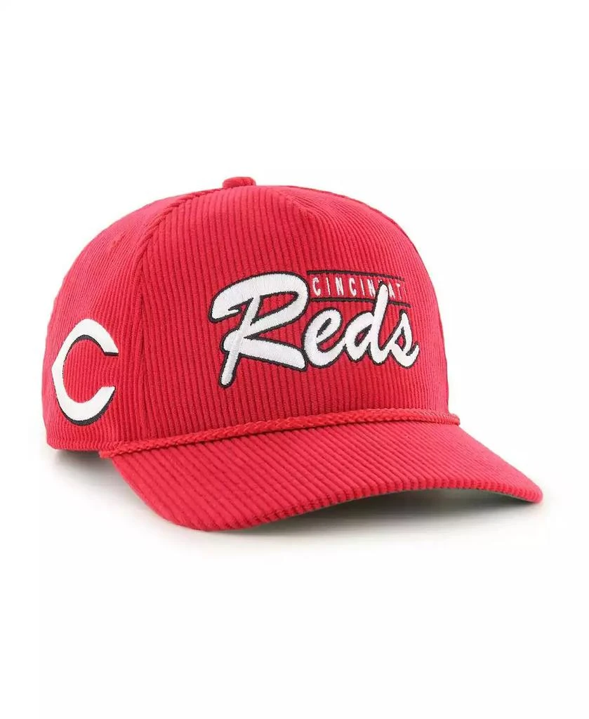47 Brand Men's Red Cincinnati Reds Corduroy Hitch Adjustable Hat 1