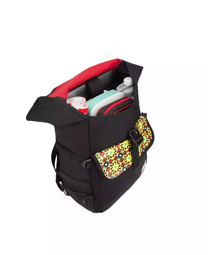 Manhattan Portage Visit Sicily Roll Top Buckle Backpack 4