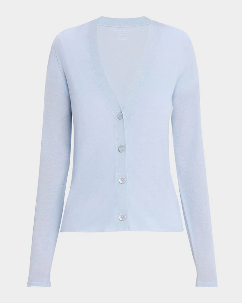 MAJESTIC FILATURES Machine Washable Cashmere Cardigan 1