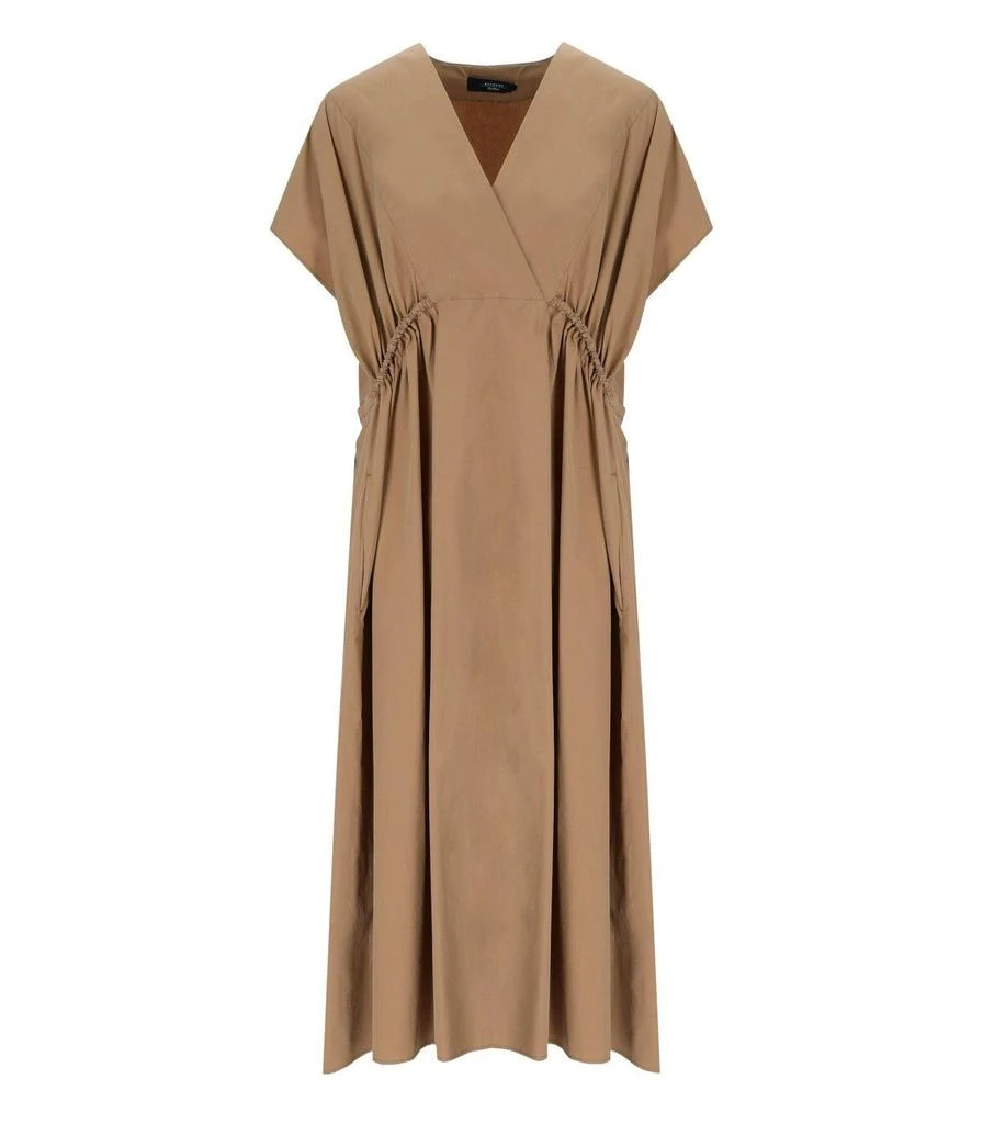 Weekend Max Mara Weekend Max Mara V-Neck Midi Dress 1