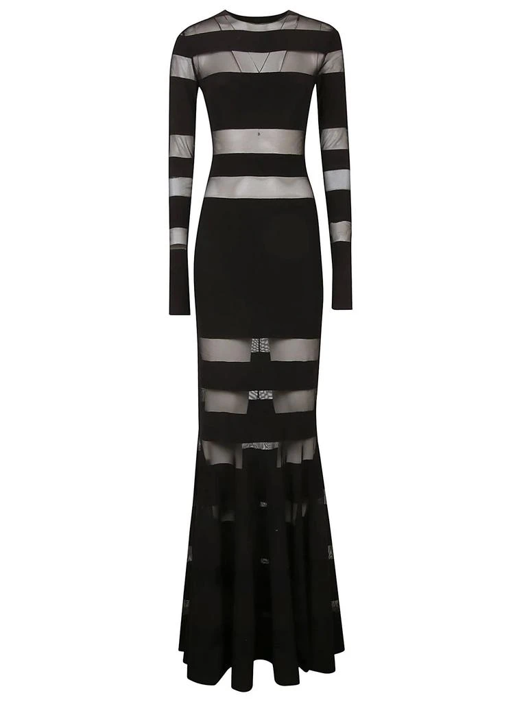Norma Kamali Round Neck Fishtail Dress 1