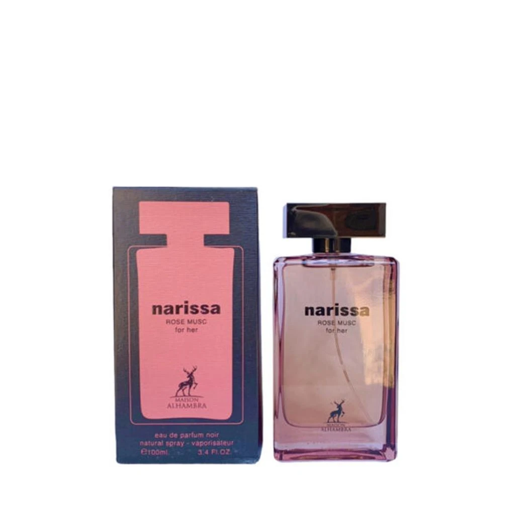 MAISON ALHAMBRA 3.4 oz Narissa Rose Musc for Her Eau De Parfum Spray for Women 1