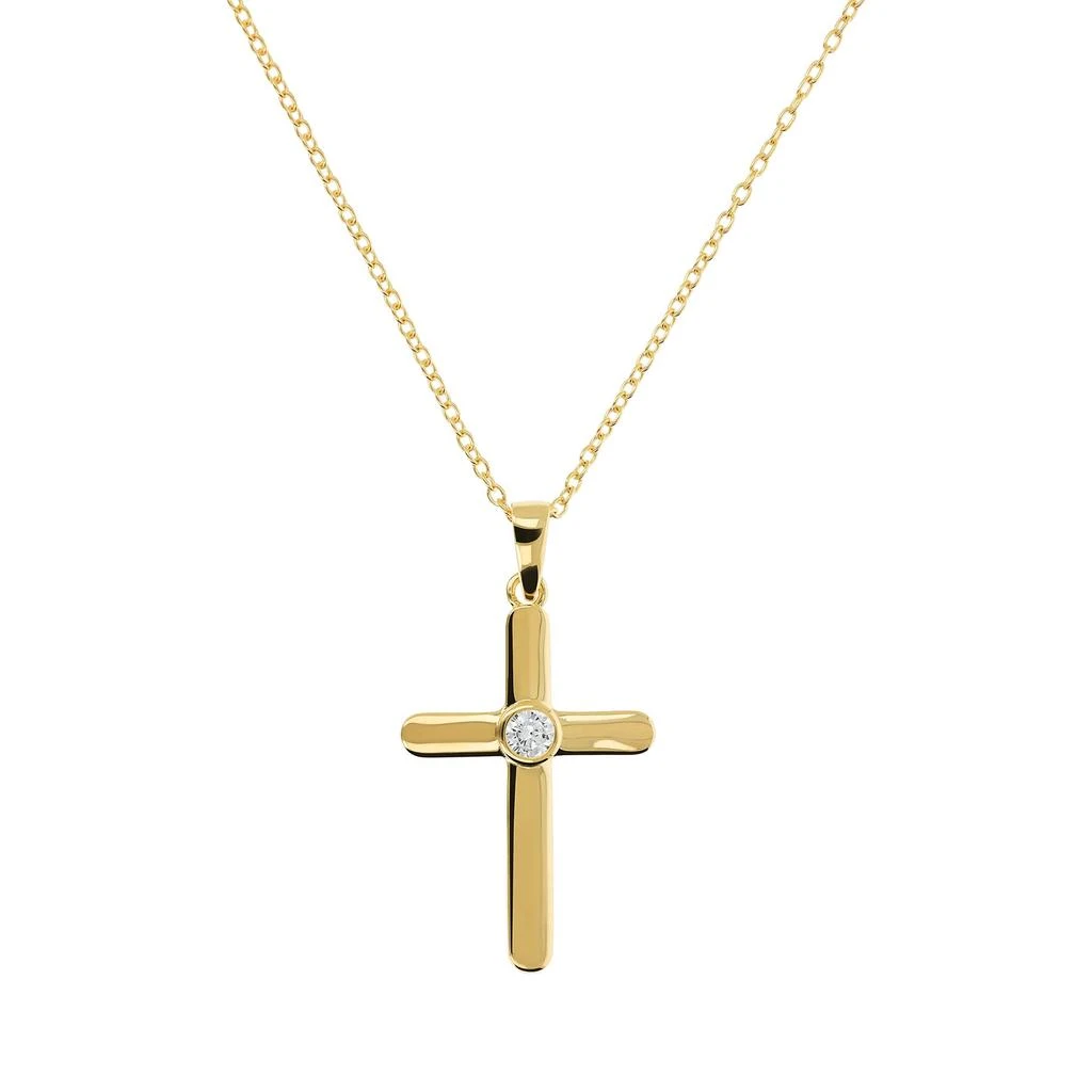 Autentica - Cross Pendant With Chain Necklace