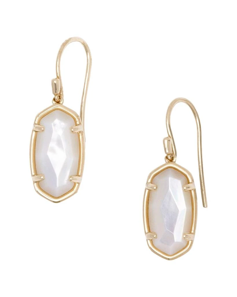Kendra Scott Lee 18K Over Silver Mother Of Pearl Drop Earrings