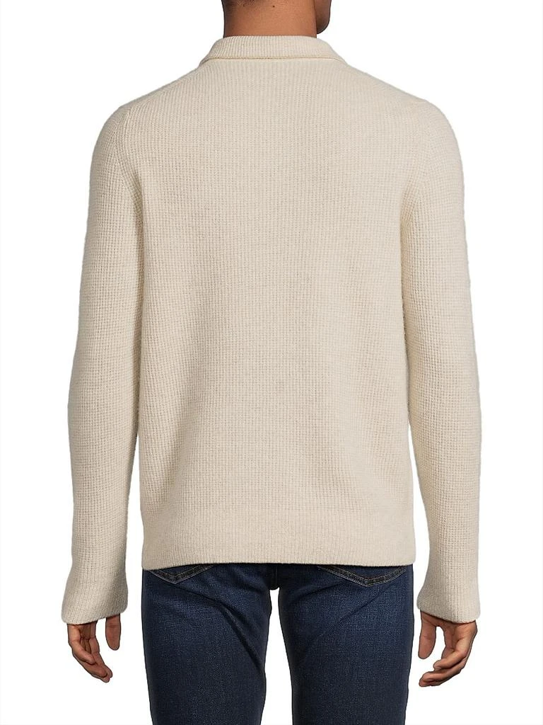 Vince Thermal Cashmere V-Neck Sweater 5