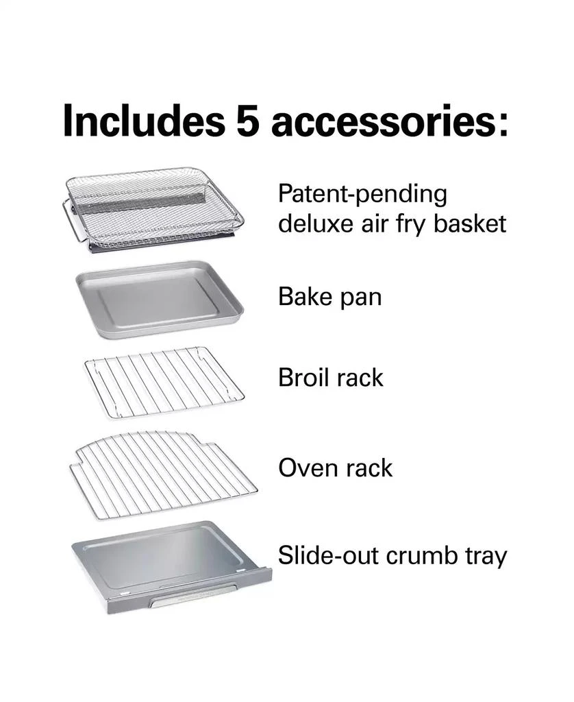 Hamilton Beach Air Fryer Toaster Oven with Quantum Air Fry Technology - 31350G 7