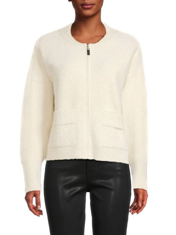Cyrus Zip Front Faux Fur Jacket 1