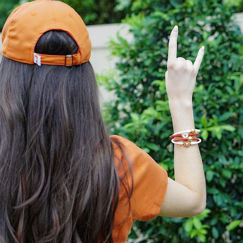 Canvas Style Texas Longhorns Enamel Silicone Bali Bracelette 2