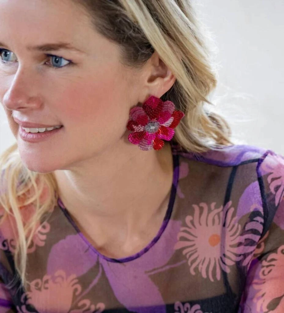 Mignonne Gavigan Mignonne Gavigan - Dulce Floral Earring 1
