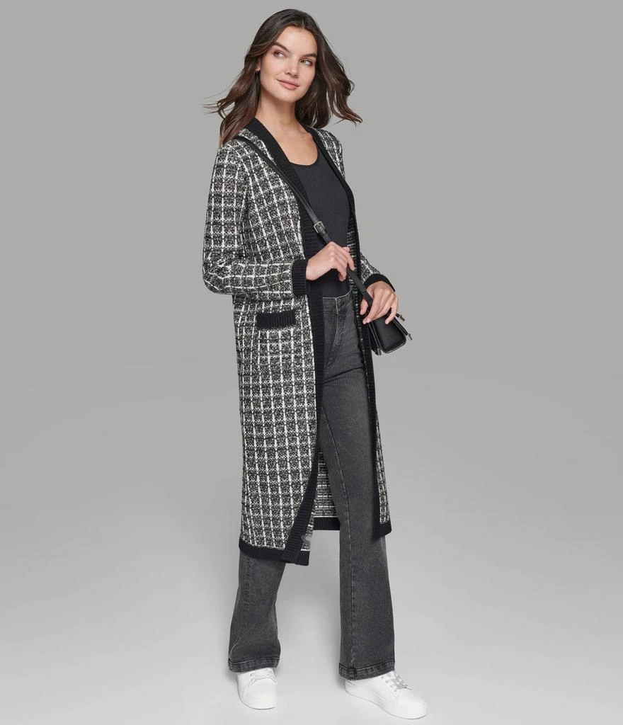 Karl Lagerfeld Paris TWEED DUSTER CARDIGAN 5