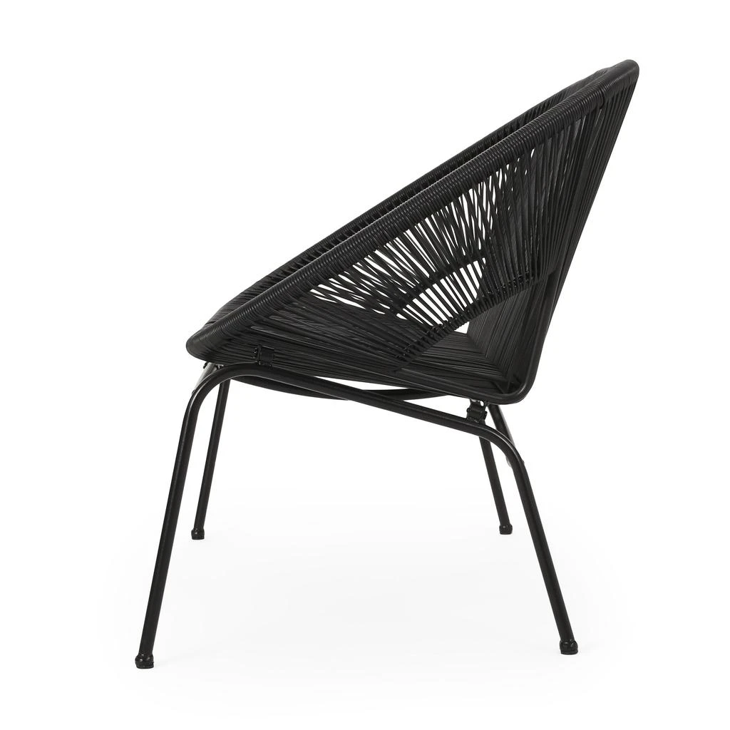 Streamdale Furniture Streamdale Modern Hammock Weave Basket Loveseat for Patio Relaxation 3
